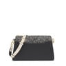 Sac à bandoulière noir moyen Kaos Icon