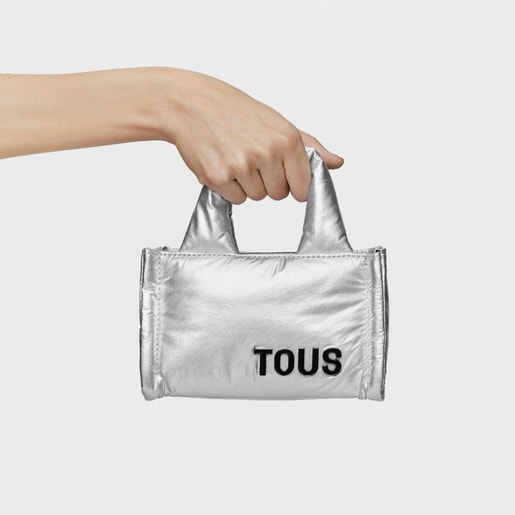 シルバーカラーのシティミニバッグ TOUS Party