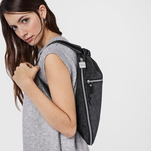 Morral Kaos New Colores en color antracita-negro