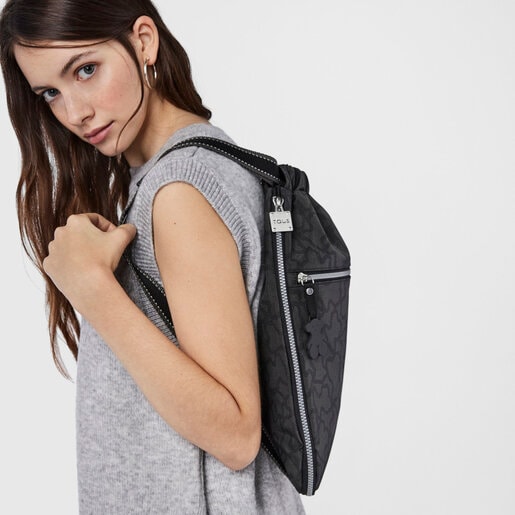 TOUS Anthracite-black colored Kaos New Colores Backpack | Plaza Del Caribe