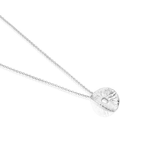 Silver Wicker Necklace