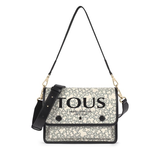 beige and black Kaos Mini Crossbody bag TOUS