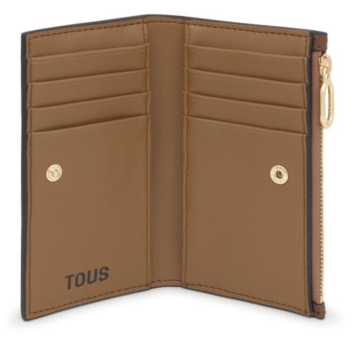 Earth-colored Wallet TOUS Buckles Silhouette