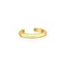 Caldo bracciale con placcatura in oro 18 kt su argento