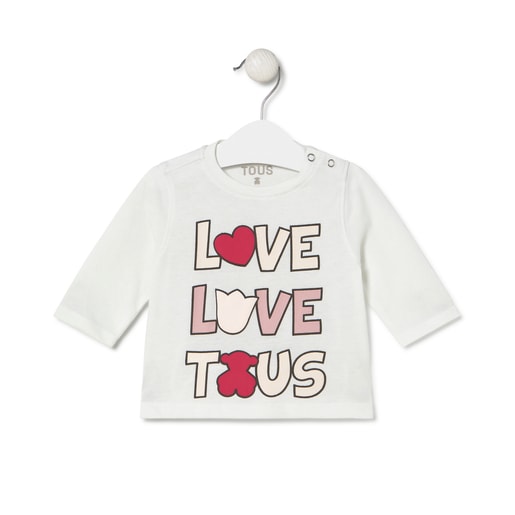 LOVE TOUS t-shirt in Casual white