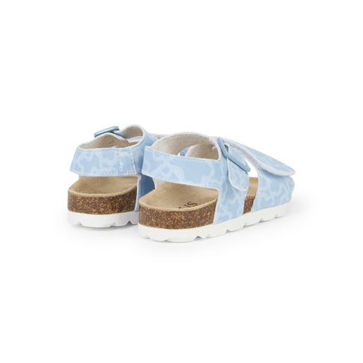 Baby sandals in Run blue