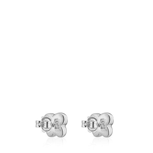 Boucles d'oreilles Bold Motif papillon en argent