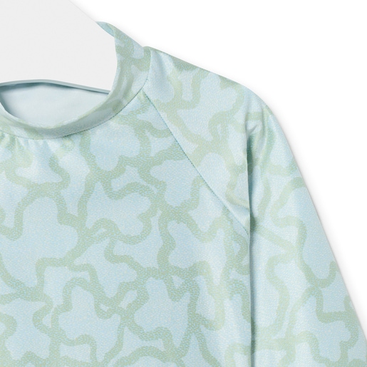 Camisola de praia de manga comprida Kaos verde