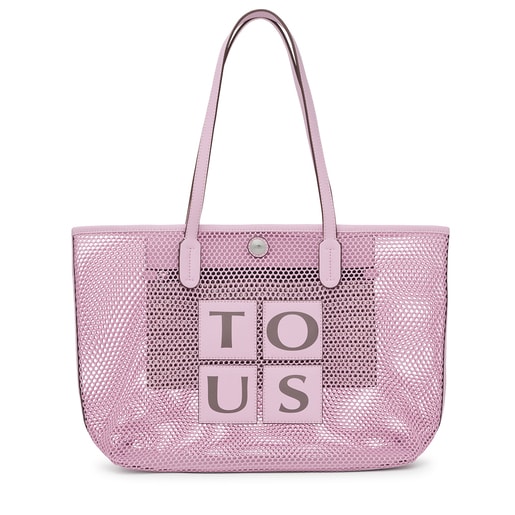 Mauve TOUS Net Tote bag | TOUS