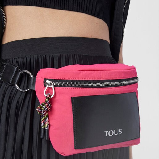 Флуоресцентно-розовая поясная сумка TOUS Empire Cotton