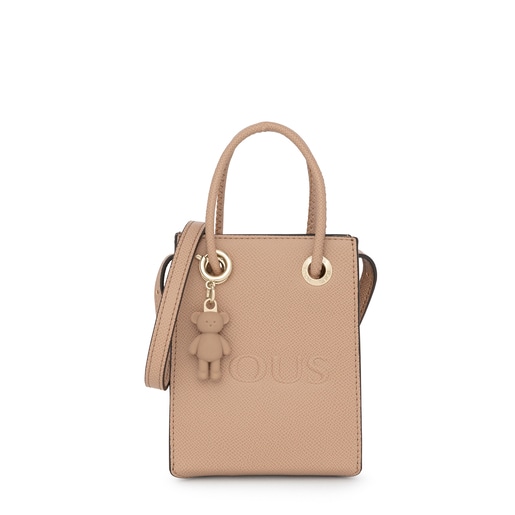 Mini-Handtasche XS TOUS Pop in Taupe