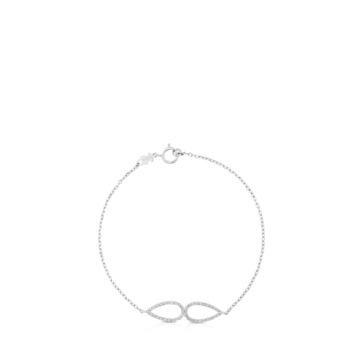 Pulseira Happy Moments de Ouro branco com diamantes