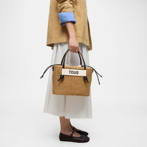 Capazo mediano negro Scoubidou