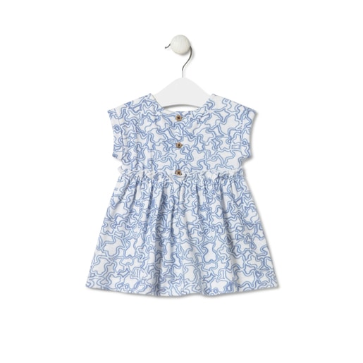 Girls dress in Kaos blue
