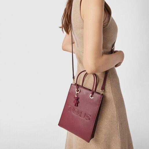 Бордовая мини-сумочка TOUS Pop
