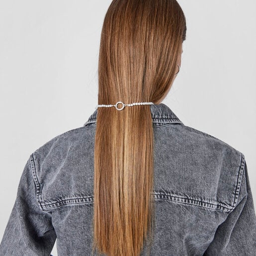 Collar Hold de Perlas y Plata