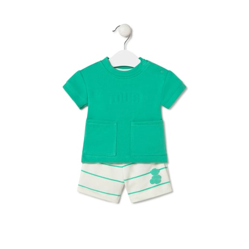 Conjunto de bebé Vibrant verde