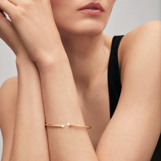 Esclava ATELIER 24/7 de Oro rosa con Diamantes