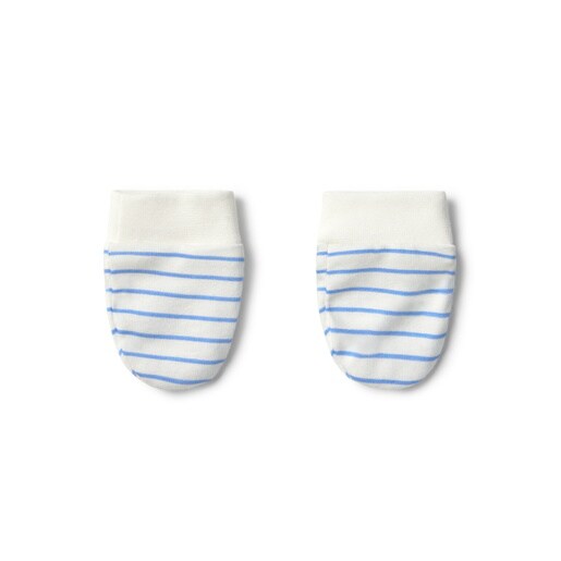 Conjunto de bebé gorro y manoplas Vibrant azul