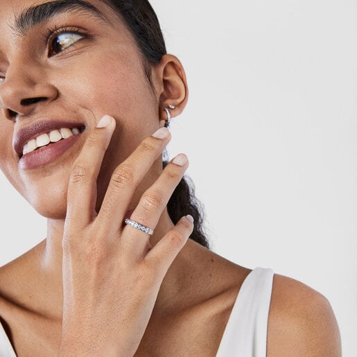 Anillo Les Classiques de Oro blanco con Diamantes