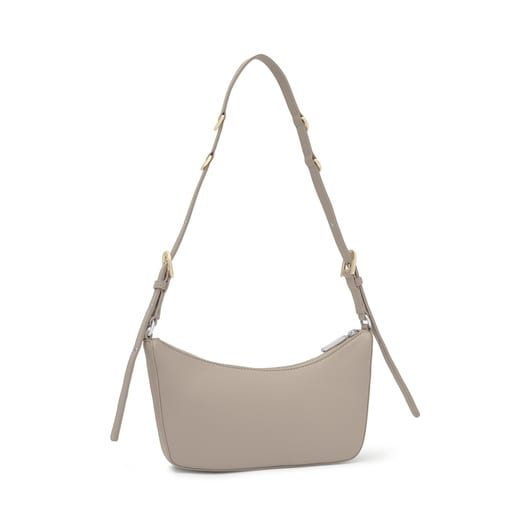 Taupe-colored Shoulder bag TOUS City