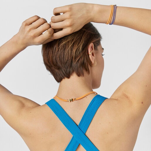 Orange Sweet Dolls Elastic necklace