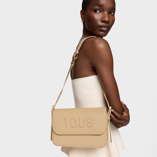 Medium sand-colored Crossbody bag TOUS Brenda