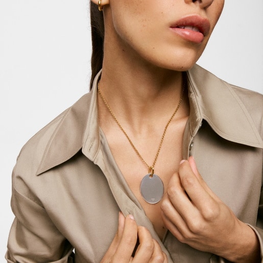 42 mm two-tone Medallion pendant TOUS Unlock