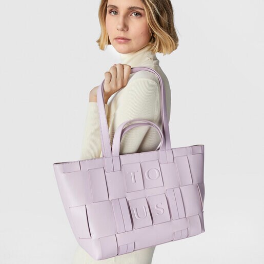 Сиреневая сумка-тоут TOUS Damas