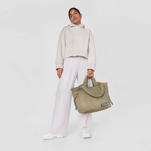 Large khaki Tote bag TOUS Carol Soft | TOUS