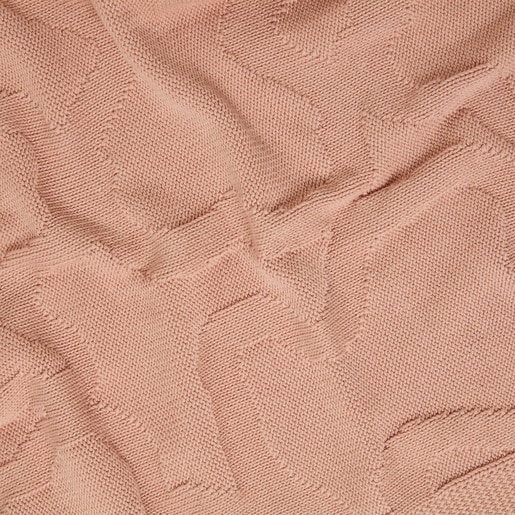 Manta de bebé reversível Nilo Kaos cor-de-rosa
