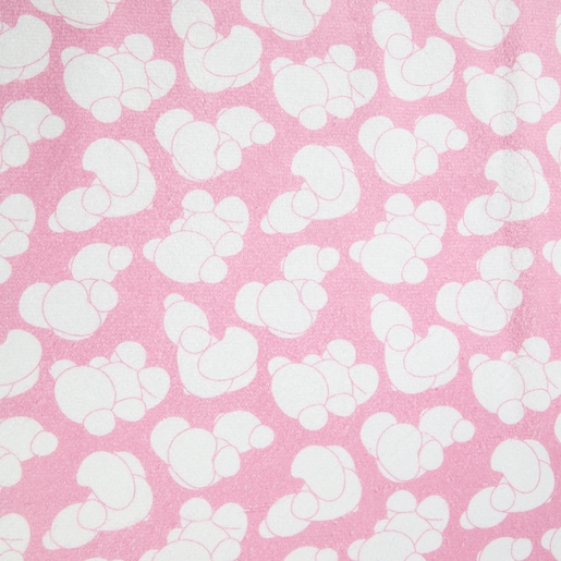 Beach towel in Aqua pink