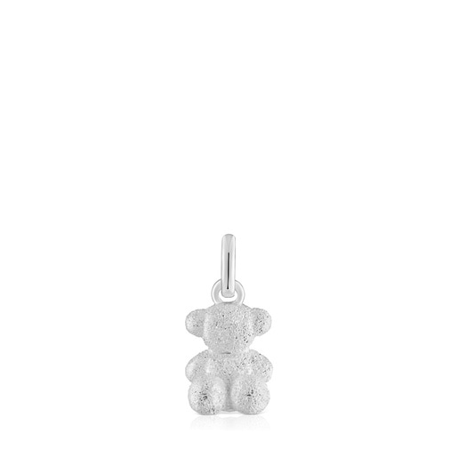 Penjoll ós de plata diamantada Bold Bear