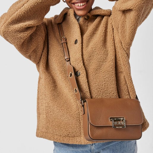 Сумка-кроссбоди TOUS Legacy из коричневой кожи