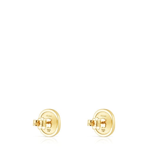 TOUS Ohrringe Oursin aus Gold mit 0,02 ct Diamanten