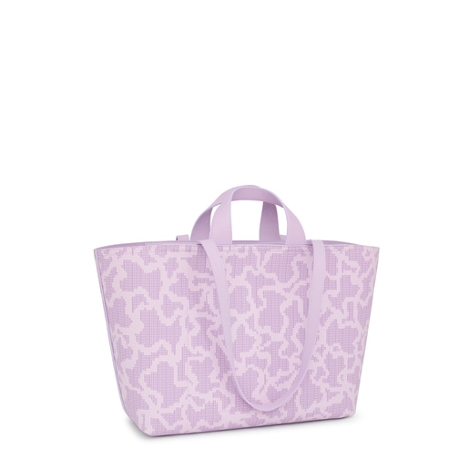 Medium mauve Kaos Pix Tote bag