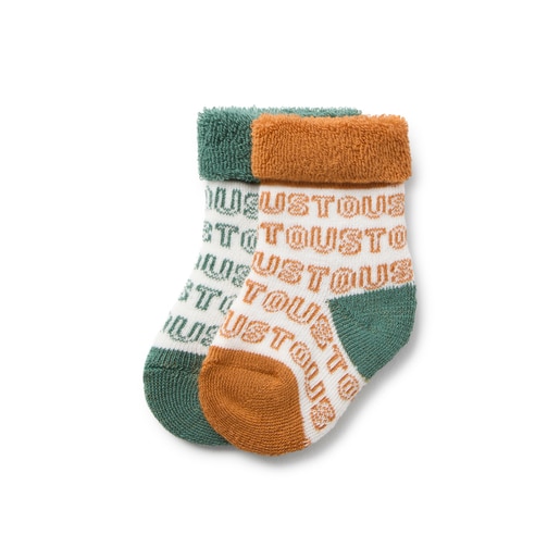 Pack of 2 pairs of baby socks in SSocks unique