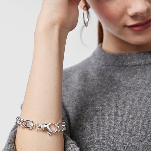 Bracelet TOUS Basics en Argent