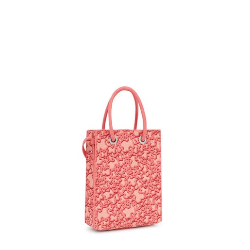 Coral-colored Pop Minibag Kaos Mini Evolution | TOUS