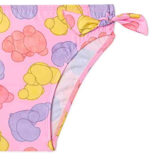 Bikini de menina Aqua cor-de-rosa