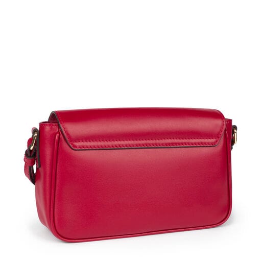 Red Leather Zafiro Crossbody bag