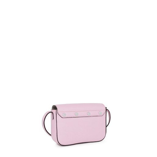 Sac à bandoulière TOUS Legacy mini en cuir mauve