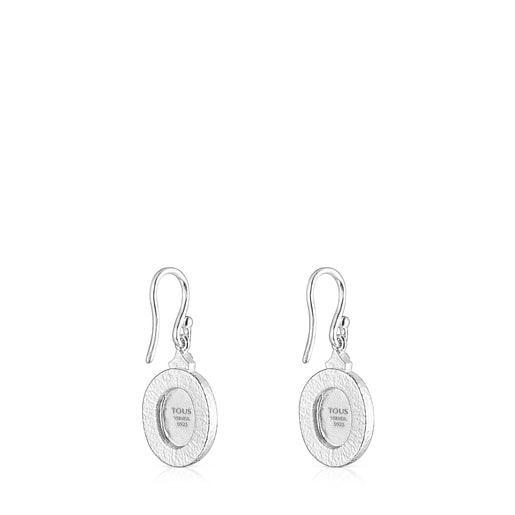 Короткие серьги с камеей Oceaan двух оттенков