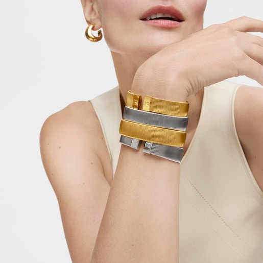 Golden color Steel TOUS Bulevar Bracelet