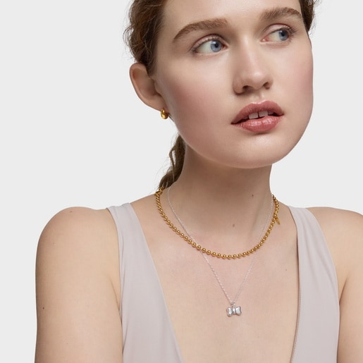 Dije lazo anilla de plata 15 mm TOUS Ribbon