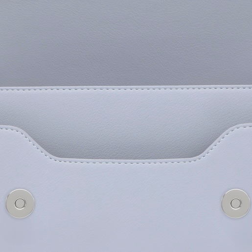 Medium grayish blue Crossbody bag TOUS Audree Pipings