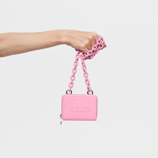 ארנק תלייה למטבעות TOUS La Rue New בצבע ורוד