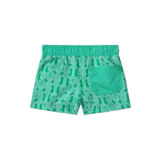Bañador de niño Line verde