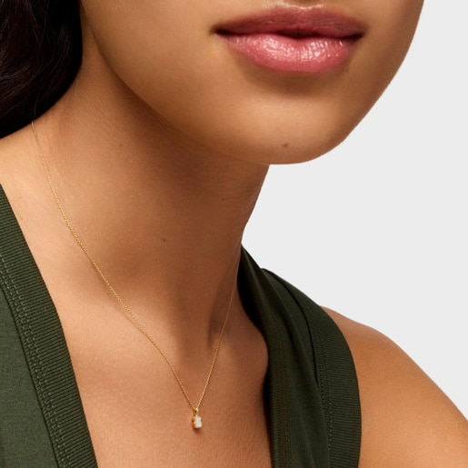 Gold and Mother-of-Pearl Glory Necklace