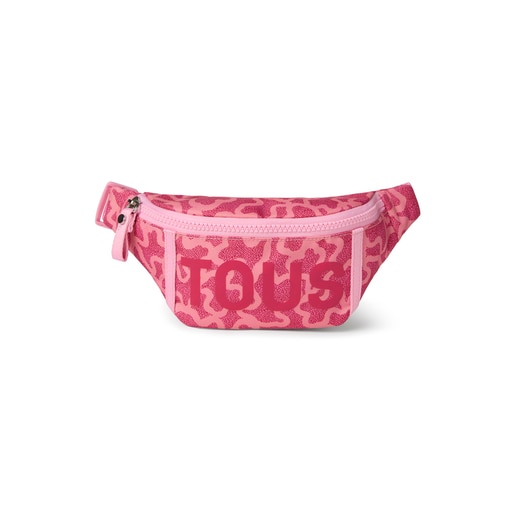 Childrens bum bag in Kaos pink